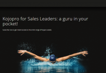 Kojopro sales leadership development platform