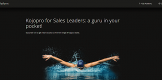 Kojopro sales leadership development platform