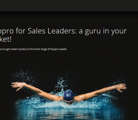 Kojopro sales leadership development platform