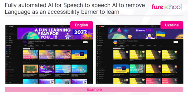 AI for speech and learning accessibility